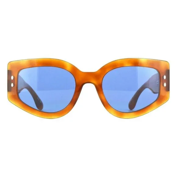 A0618Z New ISABEL MARANT Havana Cat Eye IM 0156/S WR9KU Sunglasses Women - Picture 2 of 4